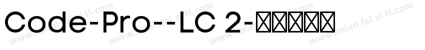 Code-Pro--LC 2字体转换